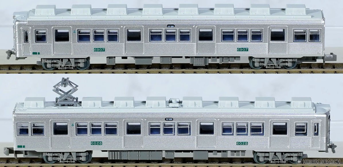 The Railway Collection Nankai Electric Railway Series 6000 (Revival Stainless Non Color) Two Car Set (2-Car Set) (Model Train) 商品画像1