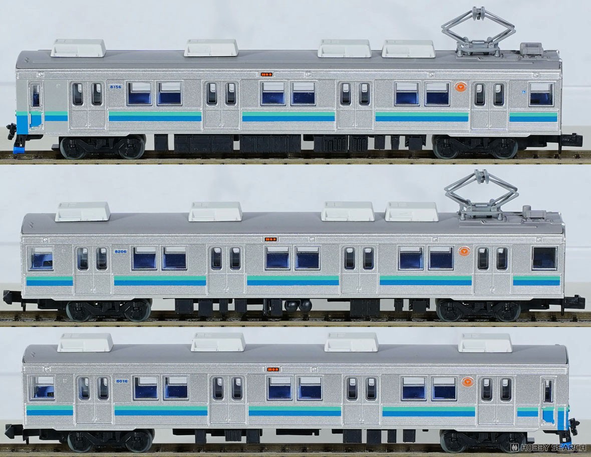 The Railway Collection Izukyu Series 8000 (TA-6 Formation) Three Car Set E (3-Car Set) (Model Train) 商品画像1