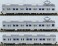 The Railway Collection Izukyu Series 8000 (TA-7 Formation Non Lapping) Three Car Set F (3-Car Set) (Model Train) 商品画像1 Thumbnail