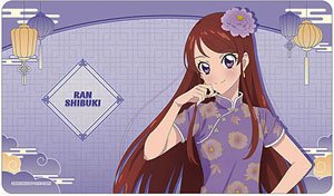 アイカツ！ 10th STORY ～未来へのSTARWAY～ 描き下ろし 紫吹蘭 チャイナドレスver. マルチデスクマット (カードサプライ)