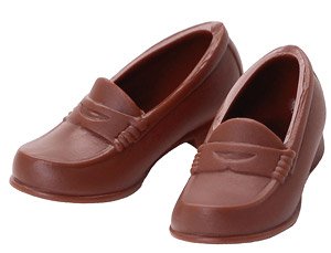 Soft Vinyl Loafers (Light Brown) (Fashion Doll)