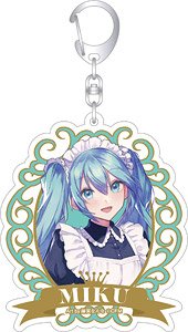 初音ミクシリーズ オーロラアクリルキーホルダー A 初音ミク メイド＆執事 (キャラクターグッズ)