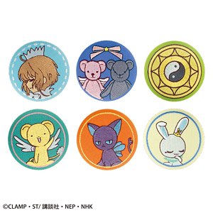 カードキャプターさくら トレーディング刺繍缶バッジ (カードキャプターさくら vol.3) (6個セット) (キャラクターグッズ)