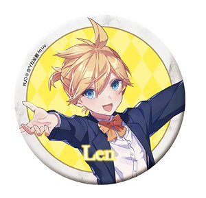Hatsune Miku Series Can Badge C Kagamine Len Maid & Butler (Anime Toy)