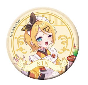 初音ミクシリーズ 缶バッジ B 鏡音リン 和風喫茶 (キャラクターグッズ)