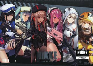Goddess of Victory: Nikke A3 Metal Poster Shooting Assembly 01 (Anime Toy)
