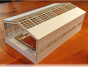 対向式頭端ホームセット ペーパーキット (組み立てキット) (鉄道模型)