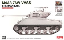 M4A3 76W VVSS Sherman Late Upgrade Version (Plastic model)