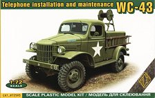 WC-43 (T 215) Telephone installation and maintenance 1/2 ton truck (Plastic model)