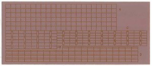 座席表現シート KATO 近郊形電車座席シール (薄茶色) (6輌分) (鉄道模型)