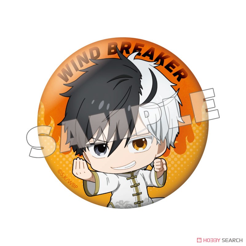 WIND BREAKER トレーディング缶バッジ カンフーデフォルメ (6個セット) (キャラクターグッズ) 商品画像2