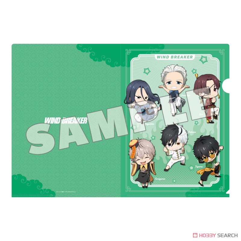 WIND BREAKER クリアファイル カンフーデフォルメ (キャラクターグッズ) 商品画像1