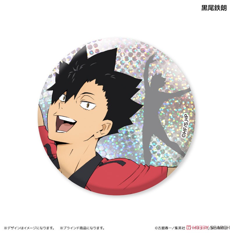 ハイキュー!! トレーディングキラキラ缶バッジ (8個セット) (キャラクターグッズ) 商品画像5