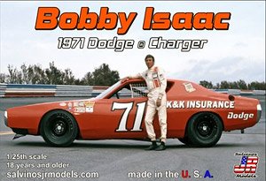 NASCAR Bobby Issac #71 1971 Dodge Charger Flat Hood (Model Car)