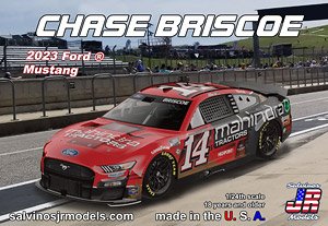 NASCAR Chase Briscoe #14 2023 Ford Mustang `Mahindra Tractor` (Model Car)