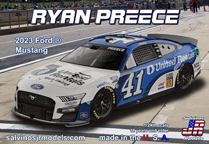 NASCAR Ryan Preece 2023 Ford Mustang `United Rentals` (Model Car)