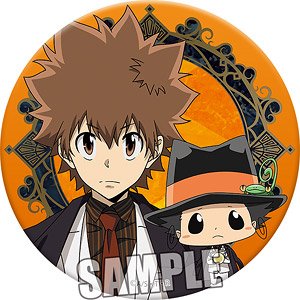 Katekyo Hitman Reborn! Can Badge [Tsuna & Reborn] Formal Ver. (Anime Toy)