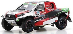 TOYOTA HILUX No.205 3rd Dakar Rally 2022 Y.Al-Rajhi - M.Orr (ミニカー)