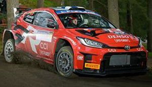 TOYOTA GR Yaris Rally1 HYBRID No.39 TOYOTA GAZOO Racing WRT 6th Rally Finland 2024- 2nd WRC2 (ミニカー)