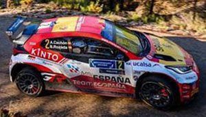 TOYOTA GR Yaris Rally 2 No.2 Teo Martin Motorsport Winner FIA Motorsport Games Rally 2024 (ミニカー)