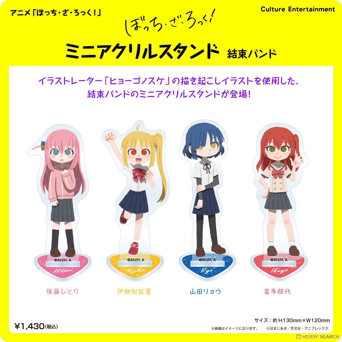 ぼっち・ざ・ろっく！ ミニアクリルスタンド 結束バンド (キャラクターグッズ) その他の画像1