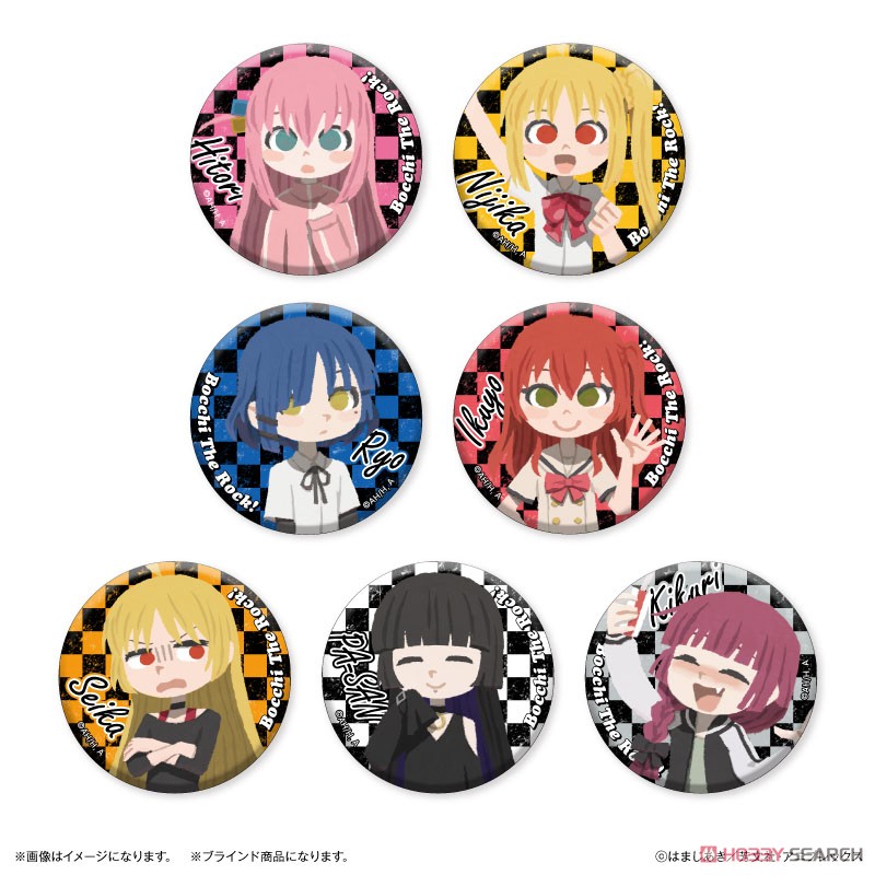 ぼっち・ざ・ろっく！ トレーディング缶バッジ (7個セット) (キャラクターグッズ) 商品画像1