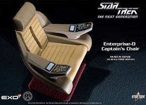 Prop Replica Star Trek The Next Generation NCC-1701D USS Enterprise Captain`s Chair (Display)