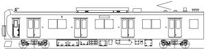 16番(HO) 近鉄8A系電車 4両キット (4両・組み立てキット) (鉄道模型)