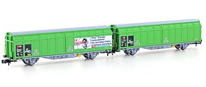 SBB Habils Schiebewandwagen Ep VI 2両セットC (2両セット) ★外国形モデル (鉄道模型)