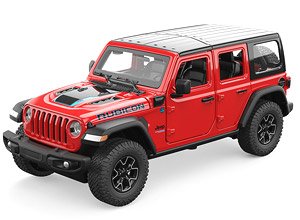 Jeep Wrangler Rubicon 4xe Red (Diecast Car)