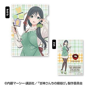 甘神さんちの縁結び A4クリアファイル (花柄エプロン) (1) 甘神夜重 (キャラクターグッズ)