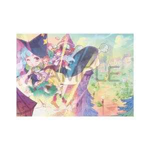 The Stories of Girls Who Couldn`t Be Magicians A4 Clear Poster Key Visual (Anime Toy)