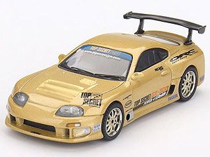 Toyota Supra (A80) GT-300 Top Secret Gold (RHD) (Diecast Car)