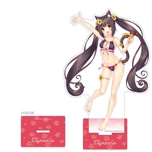 ネコぱら 特大アクリルスタンド (ショコラ/水着) (キャラクターグッズ)