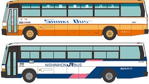 The Bus Collection Chugoku Highway Bus 50th Two Car Set (2 Cars Set) (Model Train)