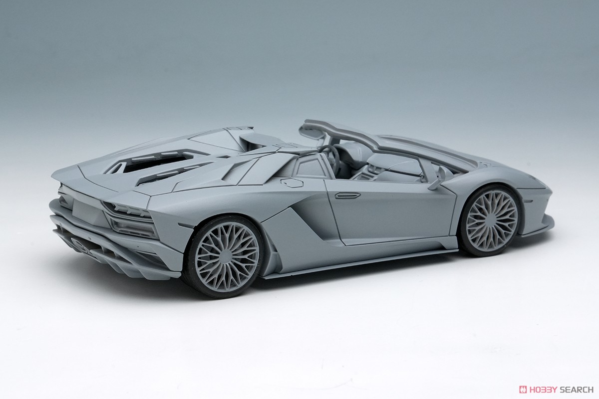Lamborghini Aventador S Roadster Japan Limited Edition 2021 ブルーエメラ / ライトブルーストライプ (ミニカー) その他の画像3