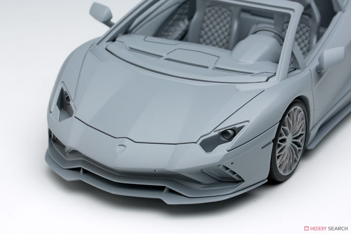 Lamborghini Aventador S Roadster Japan Limited Edition 2021 ブルーエメラ / ライトブルーストライプ (ミニカー) その他の画像4