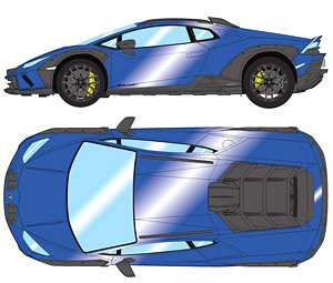 Lamborghini Huracan Sterrato 2024 ブルーエレオス (ミニカー)
