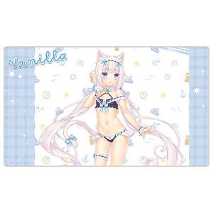 ネコぱら ラバーマット (バニラ/メイド水着) (カードサプライ)