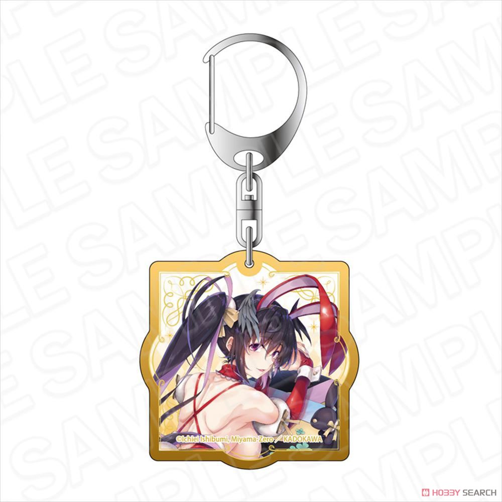 High School DxD Acrylic Key Ring Akeno Himejima Lingerie Bunny Ver. (Anime Toy) 商品画像1