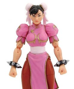 ストリートファイター 春麗(チュン・リー) ピンク デラックス仕様 アクションフィギュア (完成品)
