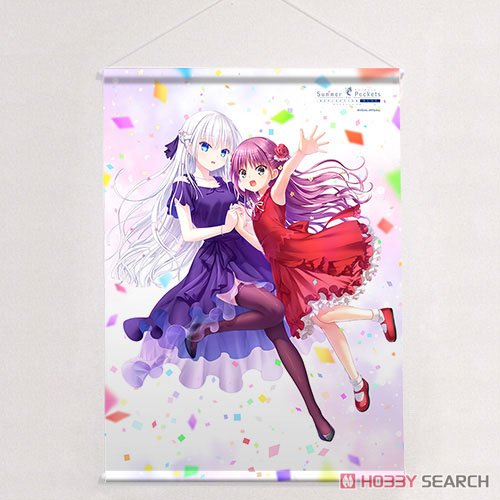 Summer Pockets REFLECTION BLUE B2タペストリー (鳴瀬しろは&加藤うみ/SP5th ver.) (キャラクターグッズ) 商品画像2