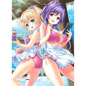 Summer Pockets REFLECTION BLUE B2タペストリー (紬ヴェンダース＆水織静久/海の家) (キャラクターグッズ)