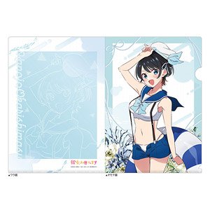 彼女、お借りします クリアファイル (更科瑠夏/マリンセーラー水着) (キャラクターグッズ)