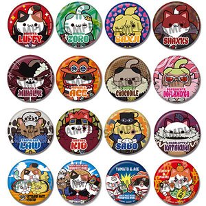 MEGA CAT PROJECT ワンピース ニャンピースニャーン！ 缶バッジコレクション (16個セット) (キャラクターグッズ)