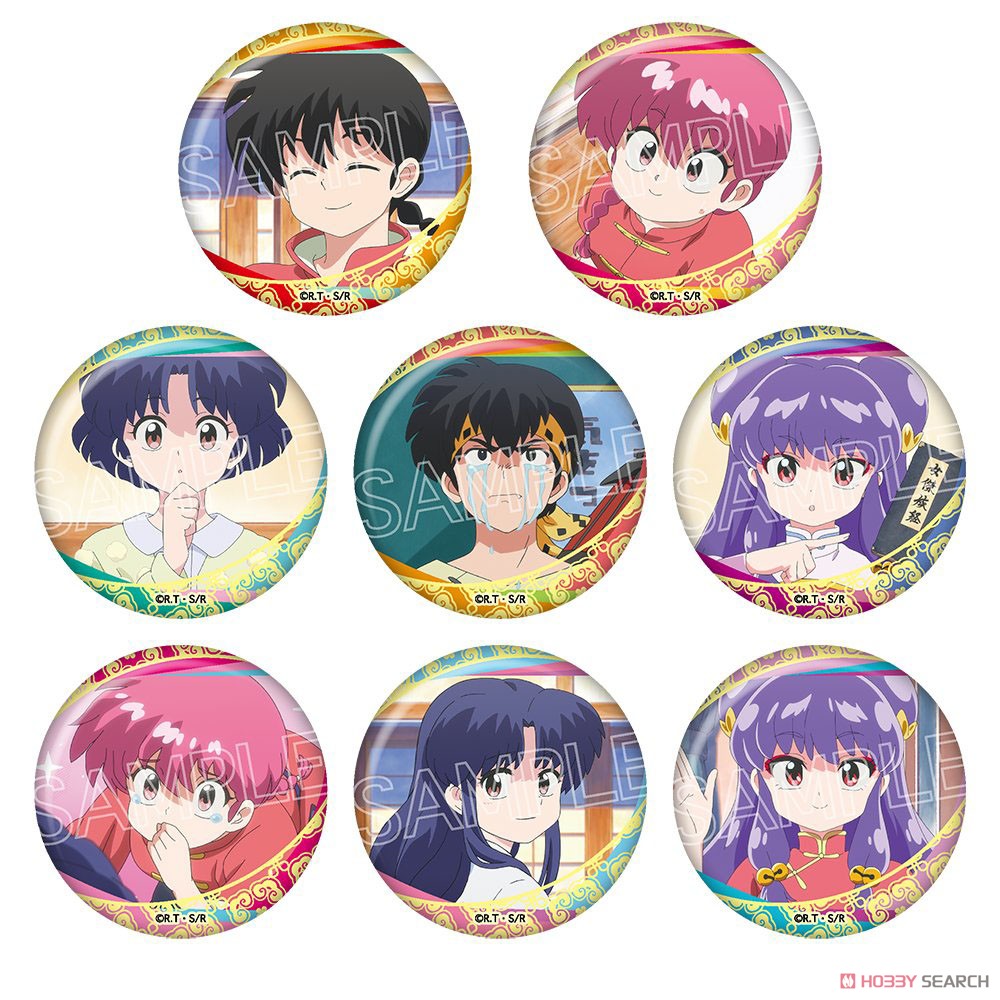 らんま1/2 百面相缶バッジ (8個セット) (キャラクターグッズ) 商品画像9