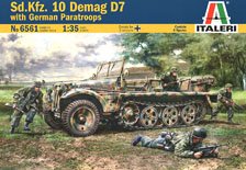 WW.II ドイツ軍 Sd.Kfz.10 デマーグ D7 降下猟兵フィギュア 4体付属 (プラモデル)