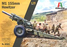 M1 155mm Howitzer w/6 Figures (Plastic model)