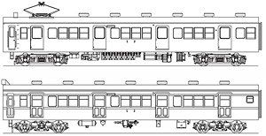 16番(HO) 73形可部線セット4 (クモハ73027+クハ79308) (組み立てキット) (鉄道模型)