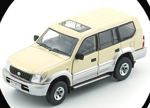 Toyota Land Cruiser Prado LC95 007 Ivory RHD (Diecast Car)